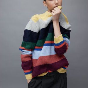 Excellent Kule Cole Multi Striped Sweater S